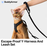 Escape-Proof Y-Harness and Leash Set