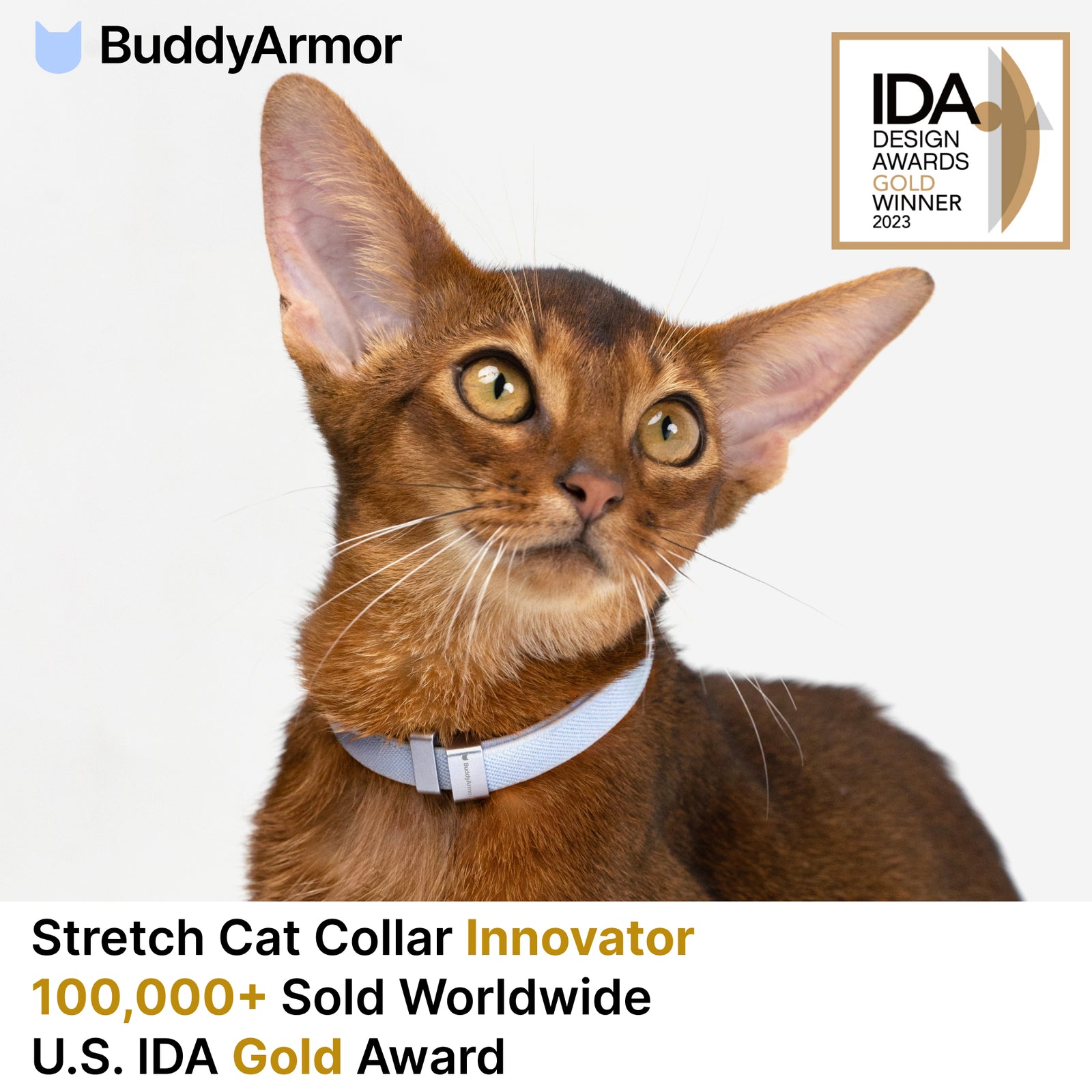 Anti-Choking Cat Collar (Elastic Webbing Pro)