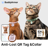 Anti-Lost QR Tag (Metal) Cat Collar KIT