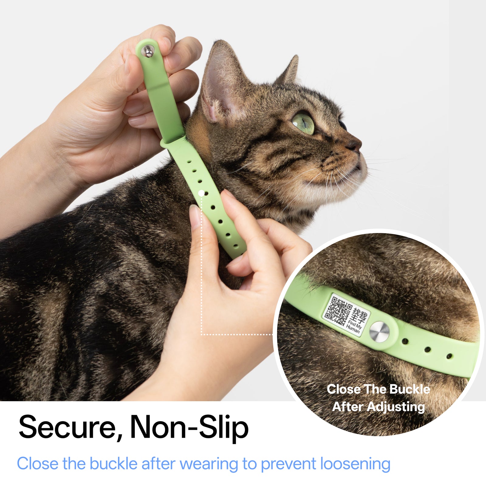 Anti-Choking Cat Collar (AirTag Elastic Silicone)