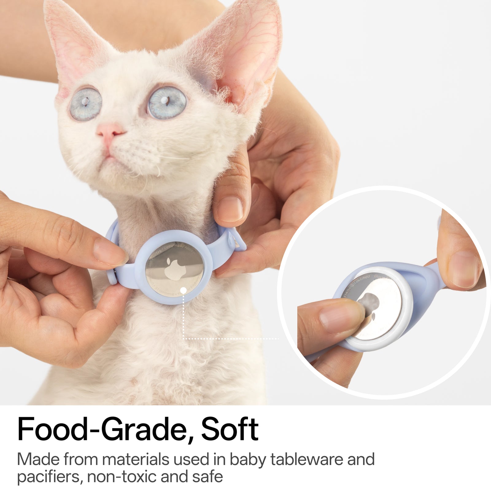 Anti-Choking Cat Collar (AirTag Elastic Silicone)