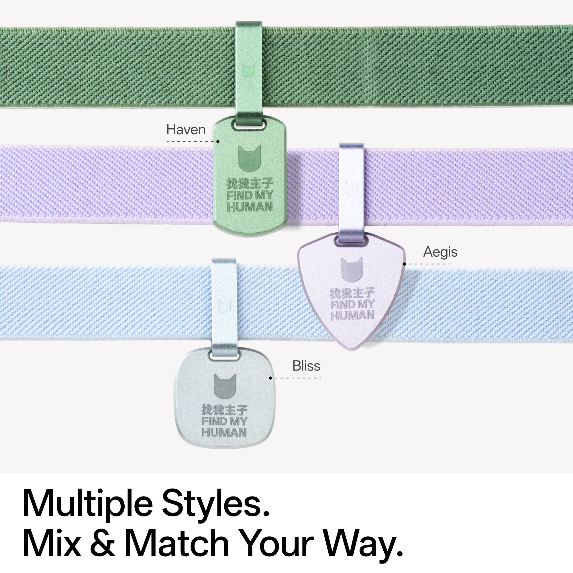 Anti-Lost QR Tag (Metal) Cat Collar KIT