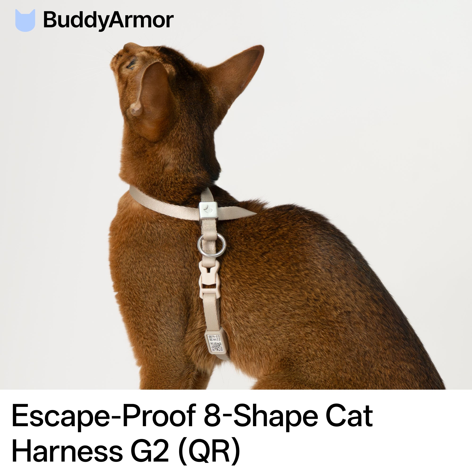 BA Escape-Proof 8 Cat Harness G2 QR